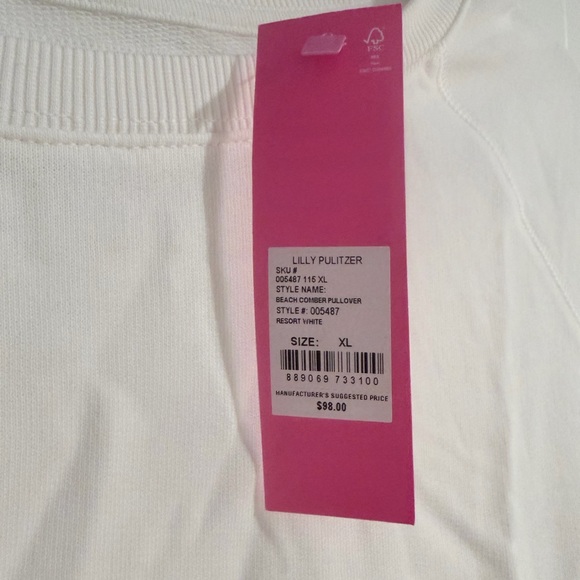 Lilly Pulitzer Cream Sweatshirt - Picture 2 of 2